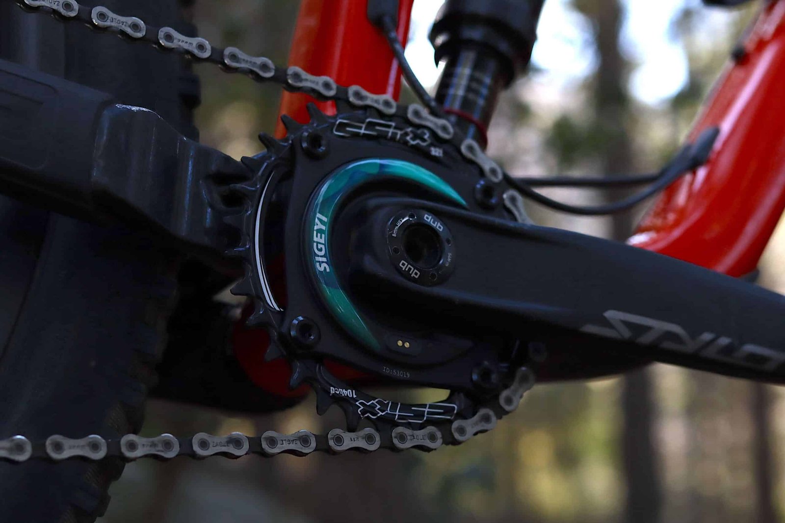 Capteur de puissance vélo Sigeyi AXO monté sur pédalier, avec compatibilité ANT+, Bluetooth et autonomie de 300 h