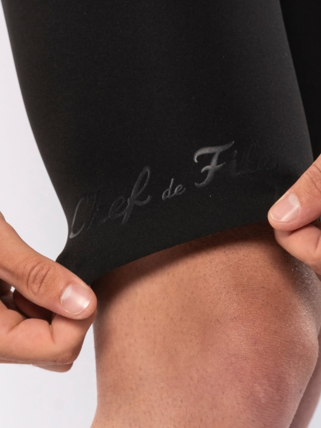 Cuissard noir Chef de File assorti au maillot 2025 AERO
