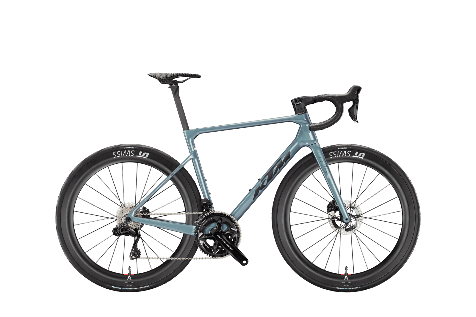 Vélo de route KTM Revelator Alto Exonic taille M (55) – couleur teal vif, noir mat et chrome