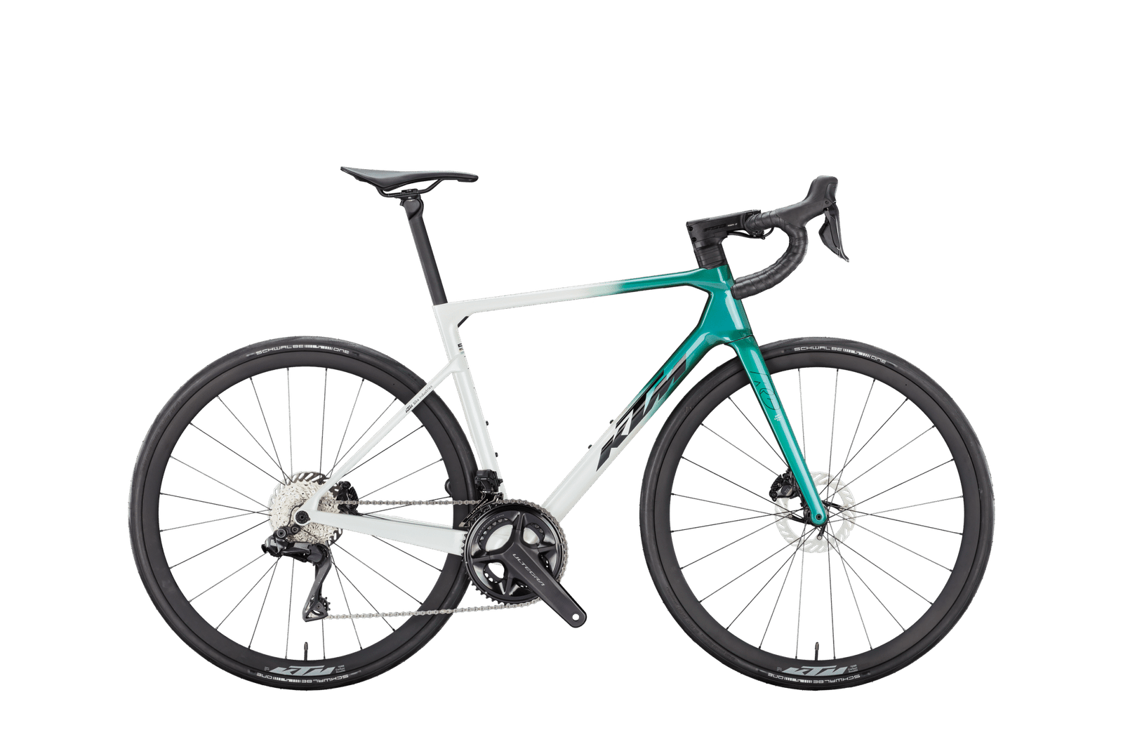 Vélo de route KTM Revelator Alto Master taille M (55) – couleur blanc jungle et noir