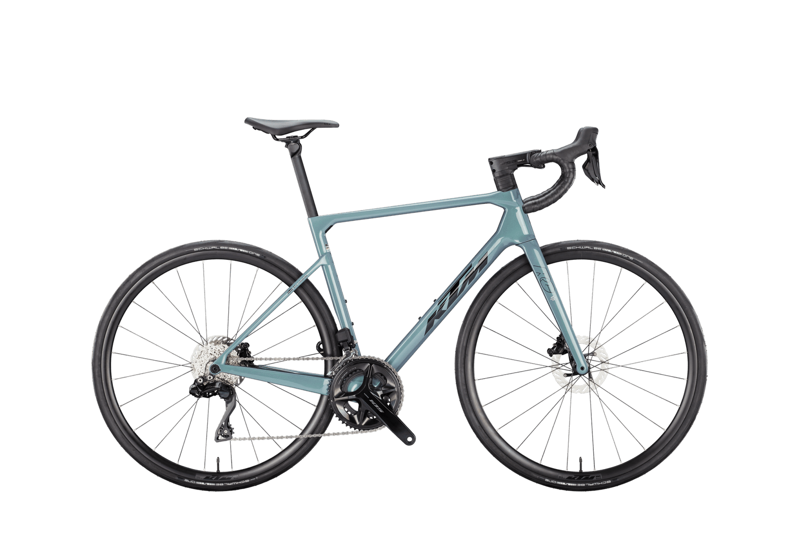 Vélo de route KTM Revelator Alto Elite taille M (55) – couleur teal vif, noir et argent
