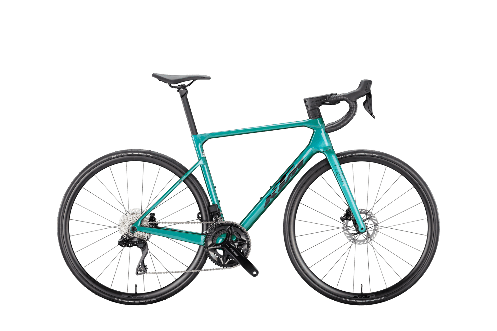 Vélo de route KTM Revelator Alto Elite taille M (55) – couleur jungle, noir et argent