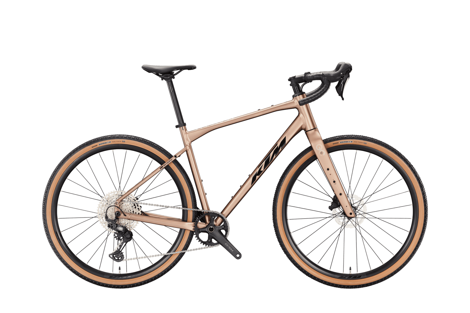 Vélo gravel KTM modèle GRAVELATOR en finition muddy matt