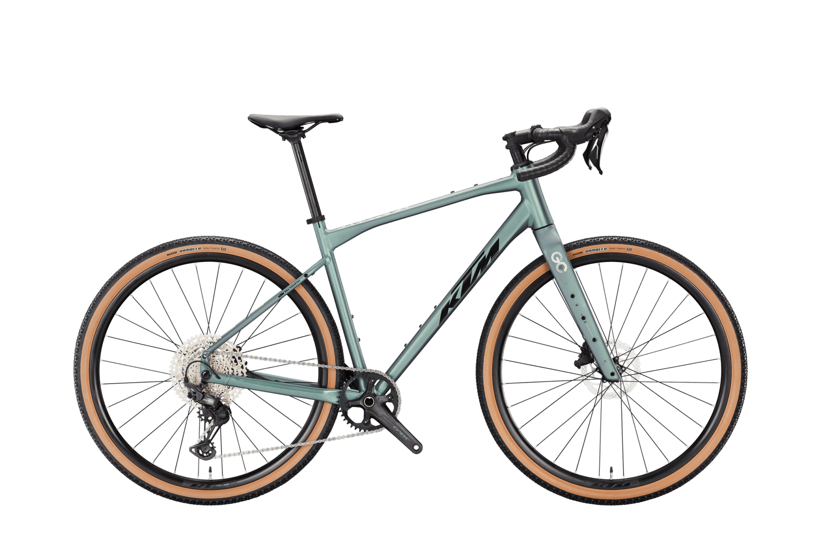 Vélo gravel KTM modèle GRAVELATOR en finition bright teal matt